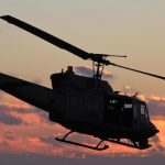 Military helicopter shot at over Virginia, injuring a crew member